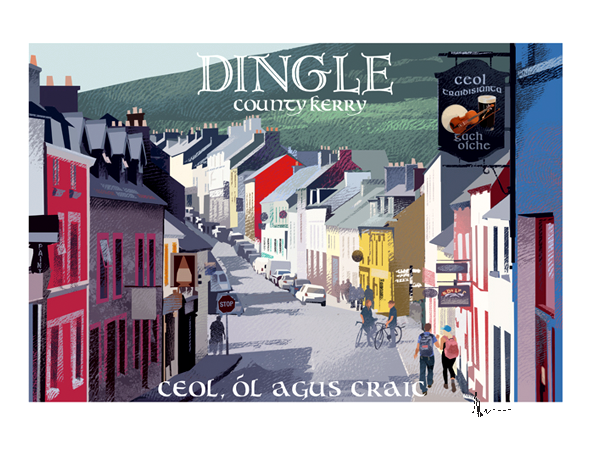 Dingle Travel Poster