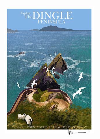 Dunquin, Dingle Penninsula - Irish Travel Posters
