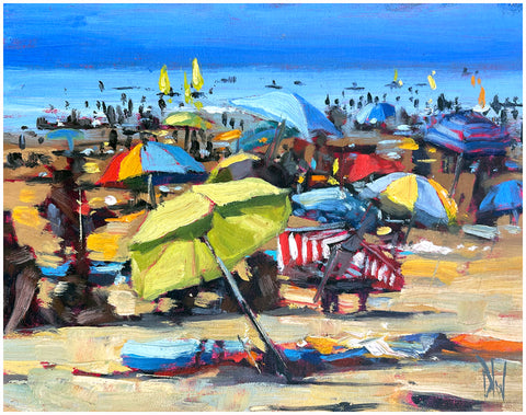 DAVE WEST - Beach Umbrellas