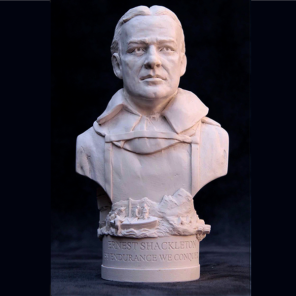 Sir Ernest Shackleton | Handmade Plaster cast | Ireland | Antarctica ...