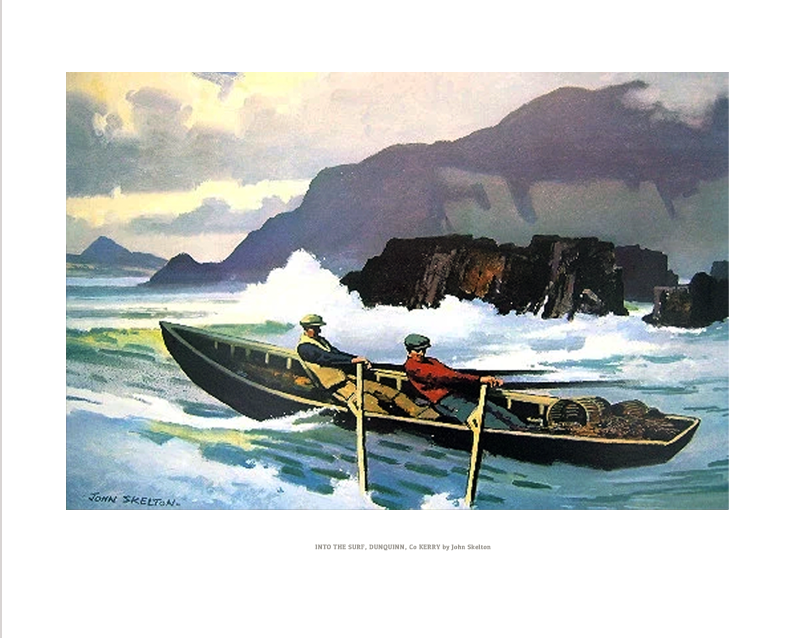 John Skelton Print Into the surf Dunquinn