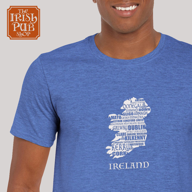 Ireland Map T-shirt