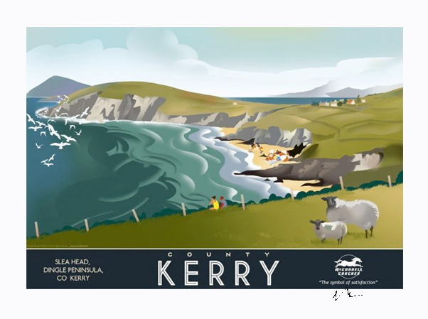 Slea Head, Kerry - Irish Travel Posters - 27