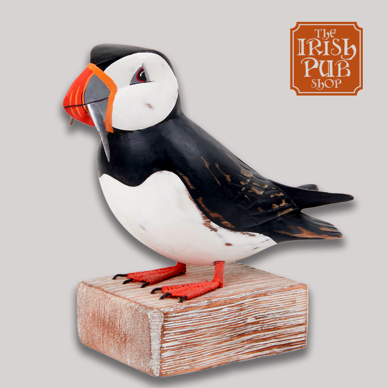 Puffin with fish